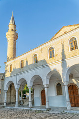 Fototapeta na wymiar Alacati Marketplace Mosque, Cesme, Izmir, Turkey