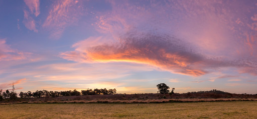 Pink Cloud Sunset Sky