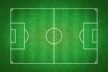 soccer football field on green background