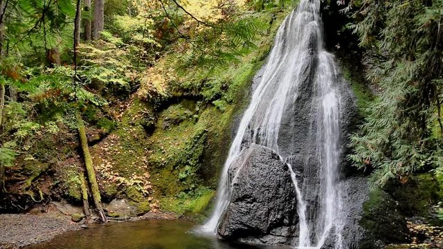 waterfall named Yakso falls on Little River in Oregon