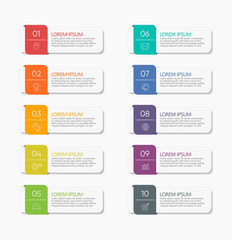 Business data visualization. timeline infographic icons designed for abstract background template milestone element modern diagram process technology digital marketing data presentation chart Vector