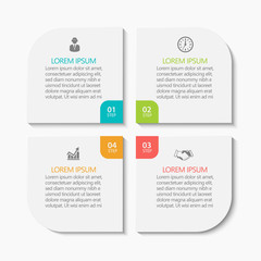 Business data visualization. timeline infographic icons designed for abstract background template milestone element modern diagram process technology digital marketing data presentation chart Vector