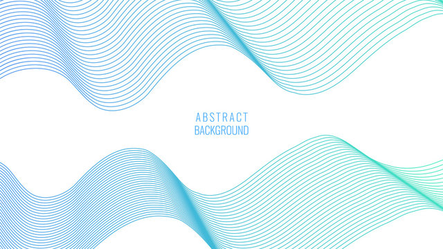 Abstract Wave background Vectore