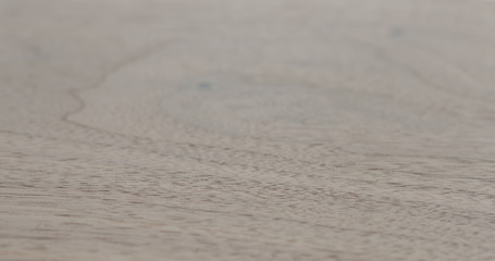 Closeup natural black walnut wood board