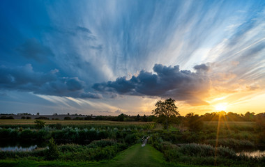 Sonnenuntergang Fehmarn Ostseeinsel