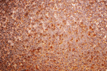 Rusty metal sheet with corrosion textured pattern. Background