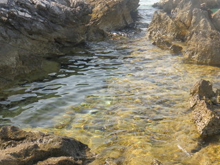 Rocks in the sea