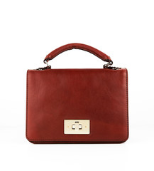 handbag on a white background.