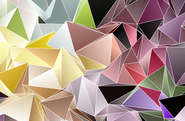 Abstract Low-Poly background. triangulated texture. Design 3d. Polygonal geometrical pattern. Triangular modern style