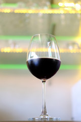 glass of red wine