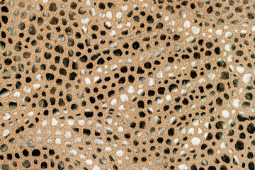 Texture of genuine leather close-up, imitation of exotic reptile, matte surface, trendy background