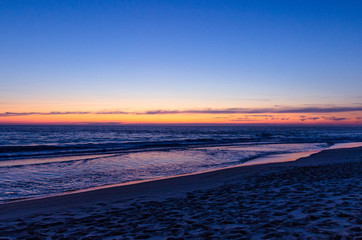Coucher de soleil cote atlantique