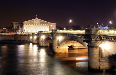 Fototapeta na wymiar French National Assembly, Paris, France