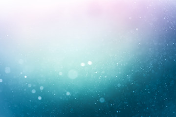 Fototapeta premium Abstract Blue bokeh defocus glitter blur background.