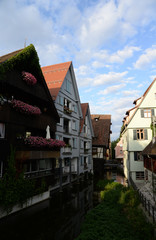 Fototapeta na wymiar Fischerviertel in Ulm