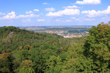 Fototapeta na wymiar View over Eisenach, Thuringia, Germany