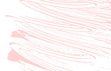 Grunge texture. Distress pink rough trace. Fine ba