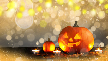 Magic halloween pumpkins
