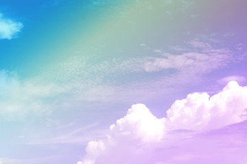 Many colorful pastel sky background
