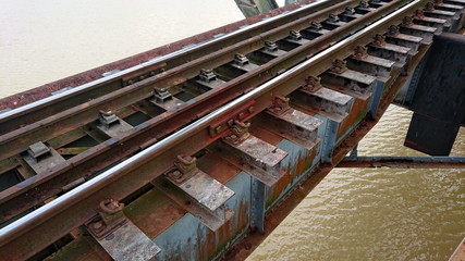 Old railway travel classic train view 