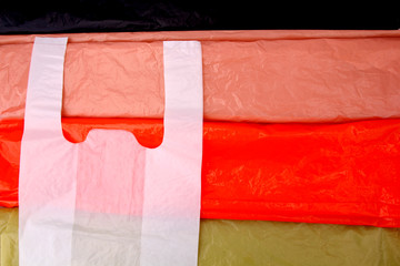 collection of Colorful plastic bag.