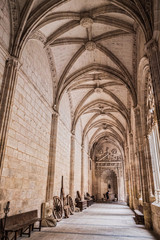 Interior of Cathedral of Our Lady of Assumption, take in Segovia, Spain