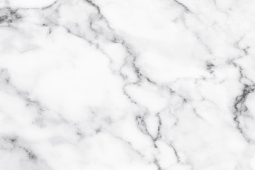 White marble texture with natural pattern for background