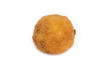 Sicilian Arancino or Arancina. A typical Sicilian street food.