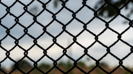 Fototapeta premium a mesh texture close up