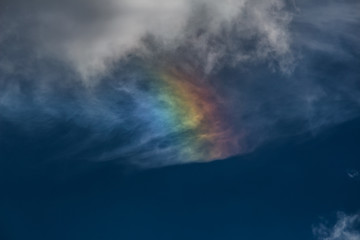 Regenbogen Farben am Himmel
