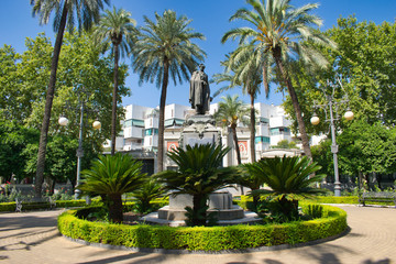 Fototapeta na wymiar Jardines del Duque de Rivas