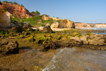 Praia de Falesia, Algarve in Portugal.