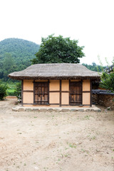 Fototapeta na wymiar Wanggok Village is a traditional village in Gangwon Province in Korea.
