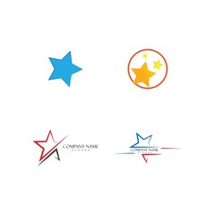 Star Logo Template vector icon illustration design