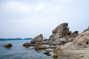 Gonghyeonjin beach in Goseong-gun, South Korea.