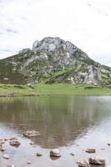 Picos de Europa, vistas desde los lagos de covadonga, asturias