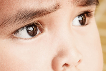 Obraz premium The beautiful eyes of young children