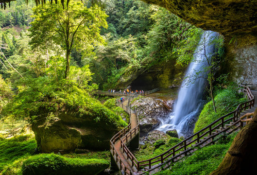 Sunglungyen Waterfall at shanlinshi, taiwan