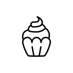 cupcake icon trendy
