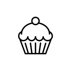 cupcake icon trendy