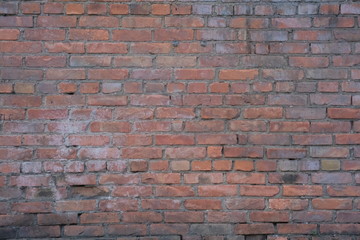 Old orange Brick wall. brick wall, masonry texture, brickwork pattern background