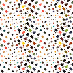 Modern pop art pattern with halftone star texture background on light background for web background design. Abstract geometric frame. Pop-art texture. Abstract pattern.