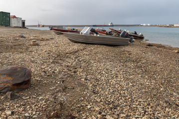 Fishing Boats on the Arctic Coast