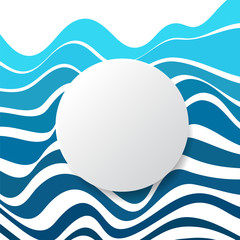 Water wave background. The color of the sea is raging like the waves.