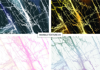 Marble texture collection. Abstract graphic lines.