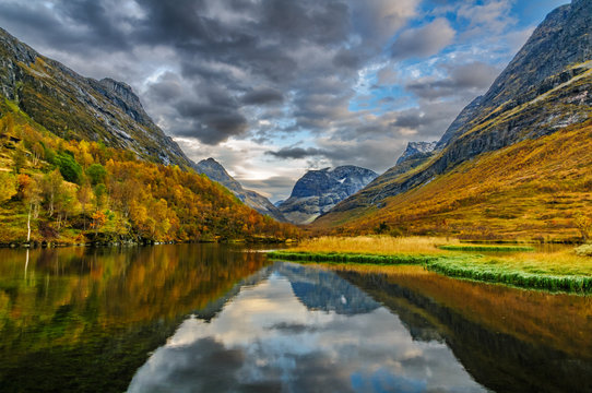 lake in the mountains