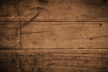 Old grunge dark textured wooden background,The surface of the old brown wood texture,top view brown...