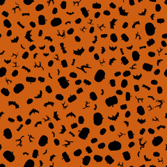 vector halloween seamless pattern