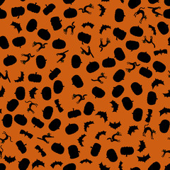 vector halloween seamless pattern