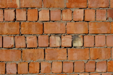 Fototapeta premium Brick wall of the house